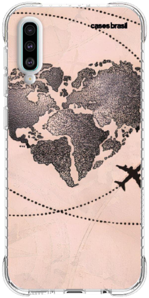 Capinha para Celular Amor por Viajar Rose