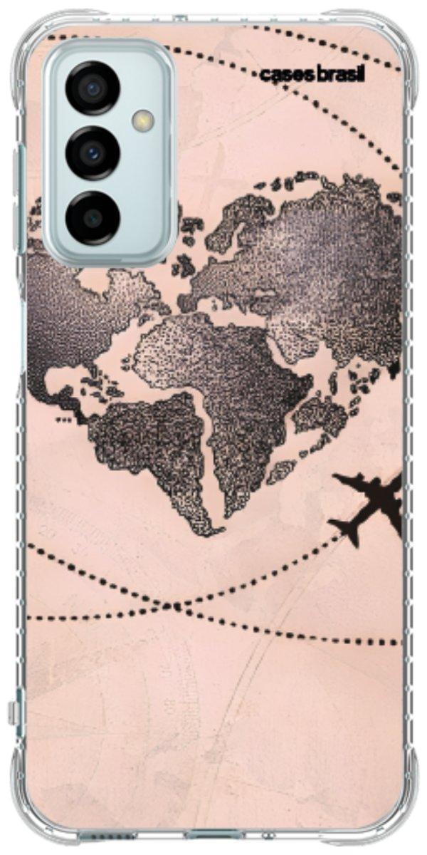 Capinha para Celular Amor por Viajar Rose