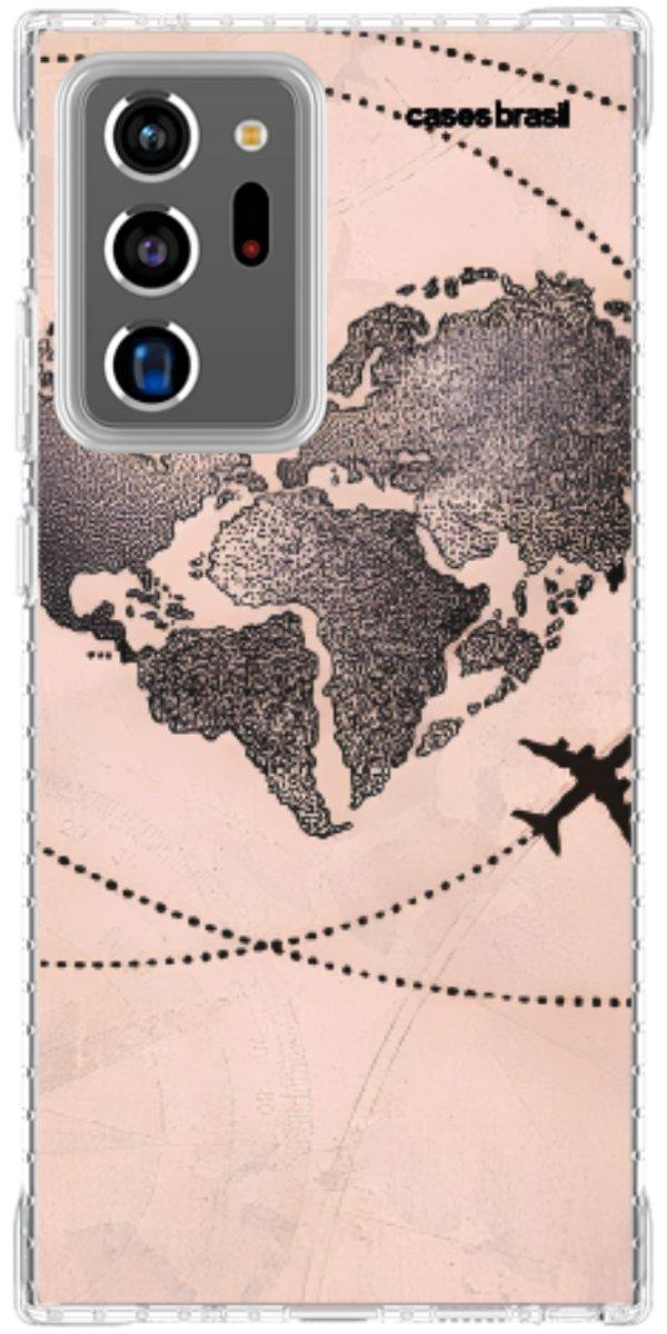 Capinha para Celular Amor por Viajar Rose