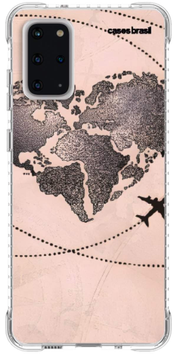 Capinha para Celular Amor por Viajar Rose