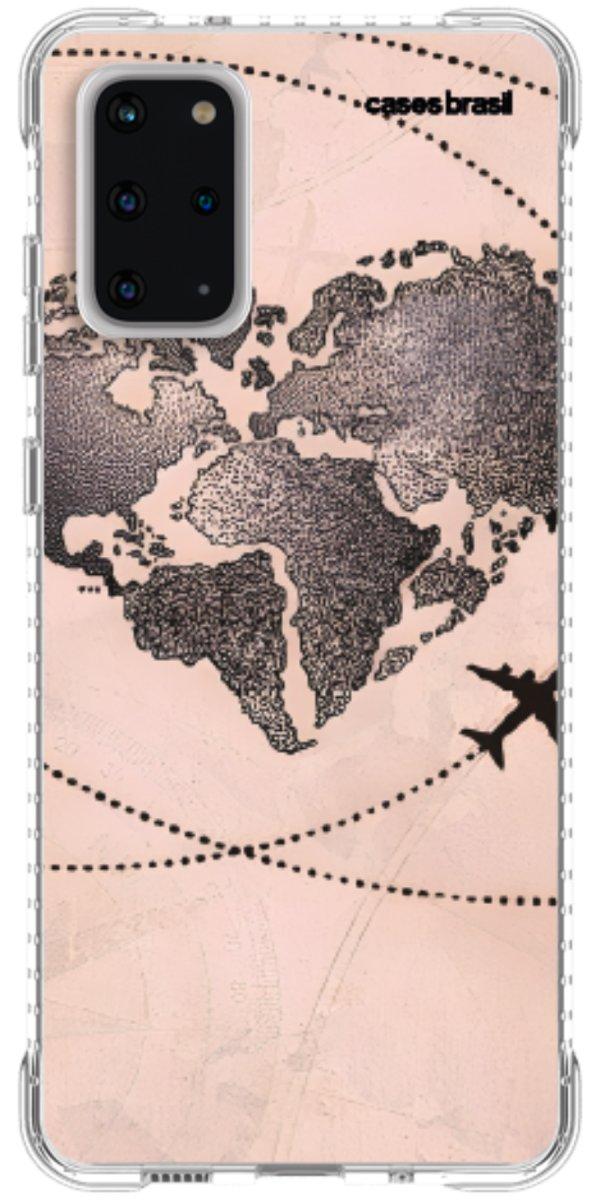 Capinha para Celular Amor por Viajar Rose