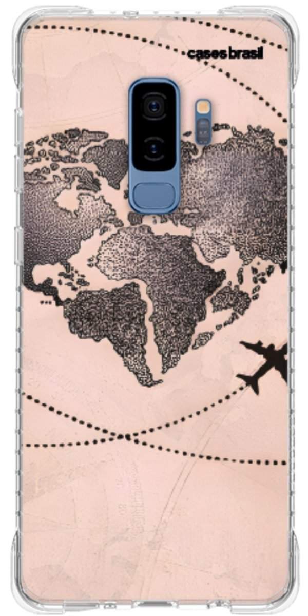 Capinha para Celular Amor por Viajar Rose