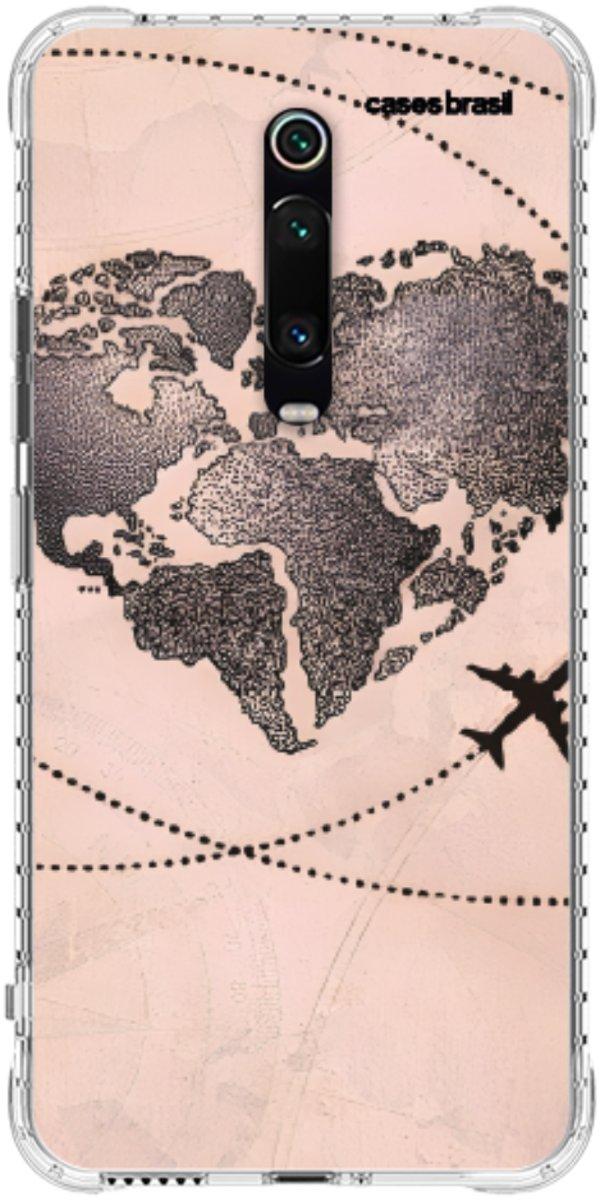 Capinha para Celular Amor por Viajar Rose