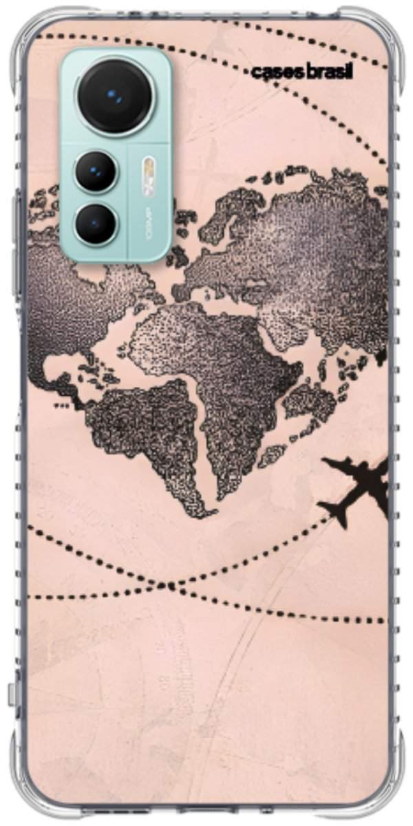 Capinha para Celular Amor por Viajar Rose