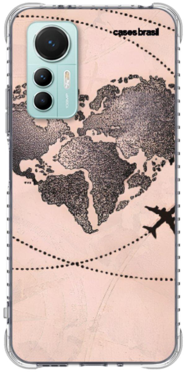 Capinha para Celular Amor por Viajar Rose