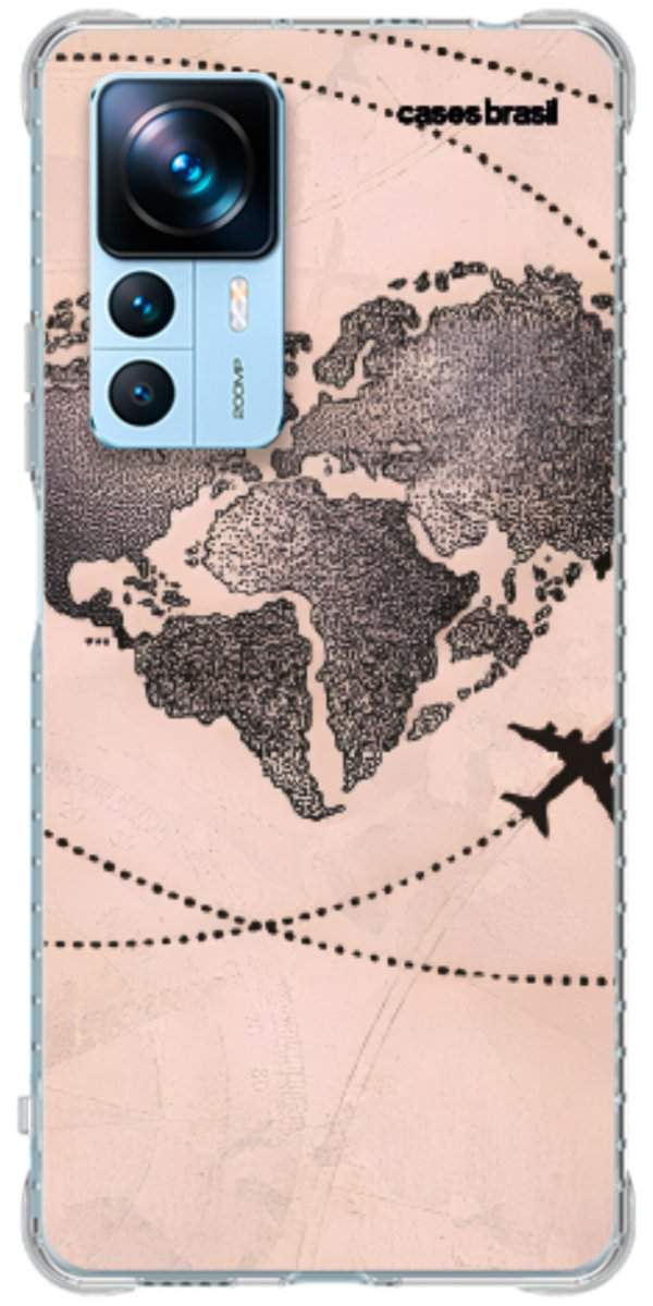 Capinha para Celular Amor por Viajar Rose