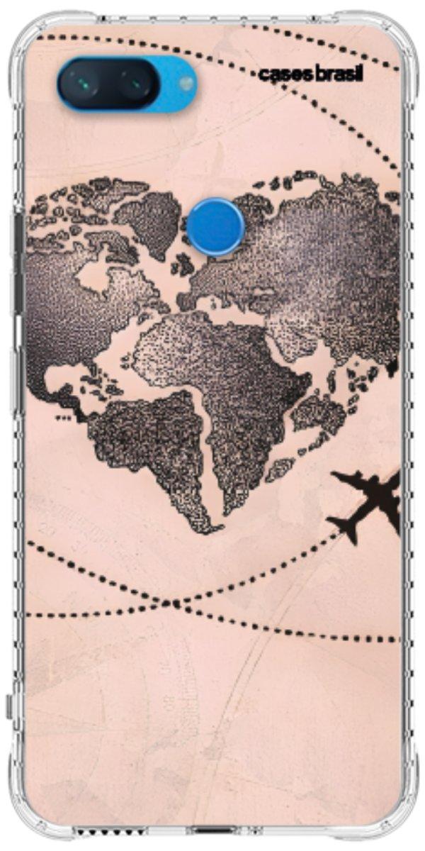 Capinha para Celular Amor por Viajar Rose