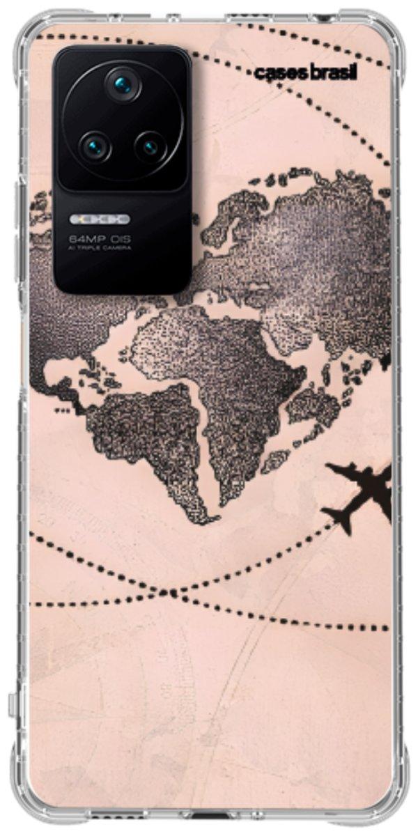 Capinha para Celular Amor por Viajar Rose