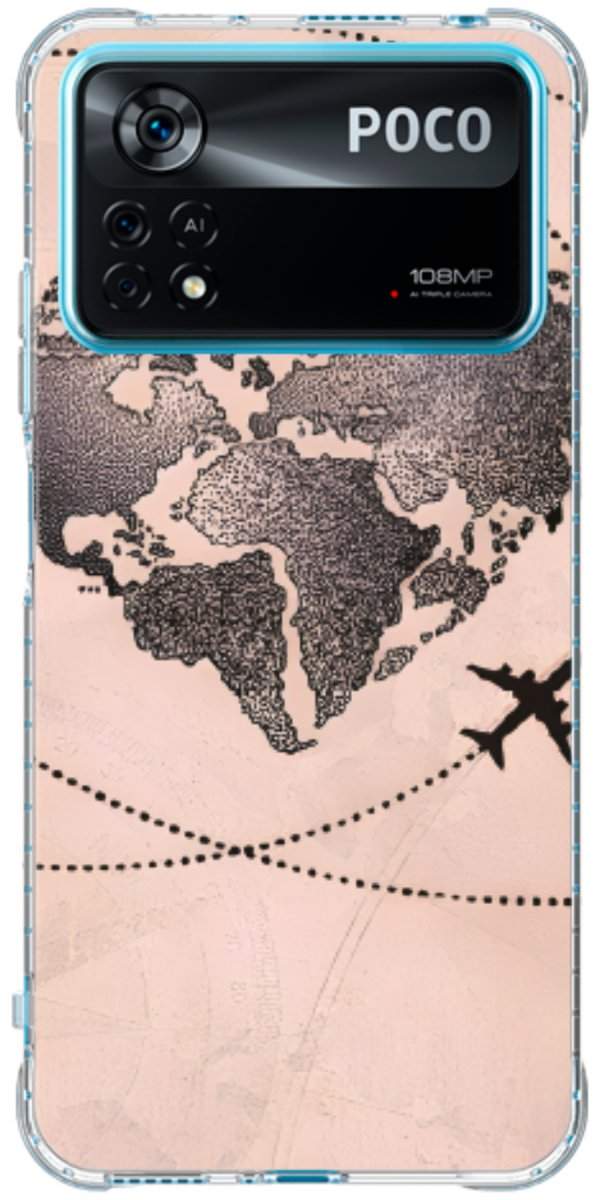 Capinha para Celular Amor por Viajar Rose
