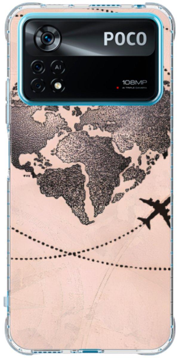 Capinha para Celular Amor por Viajar Rose