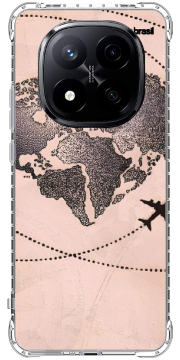 Capinha para Celular Amor por Viajar Rose