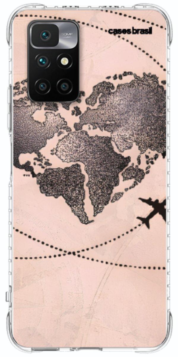 Capinha para Celular Amor por Viajar Rose
