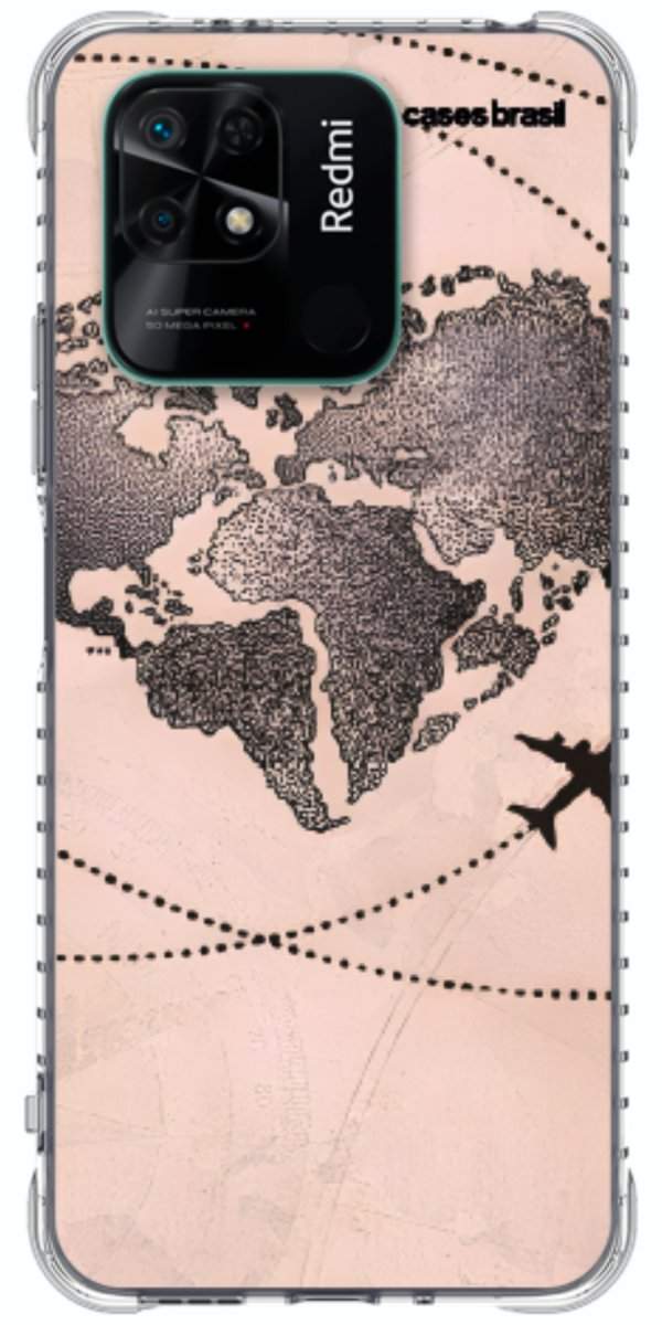 Capinha para Celular Amor por Viajar Rose