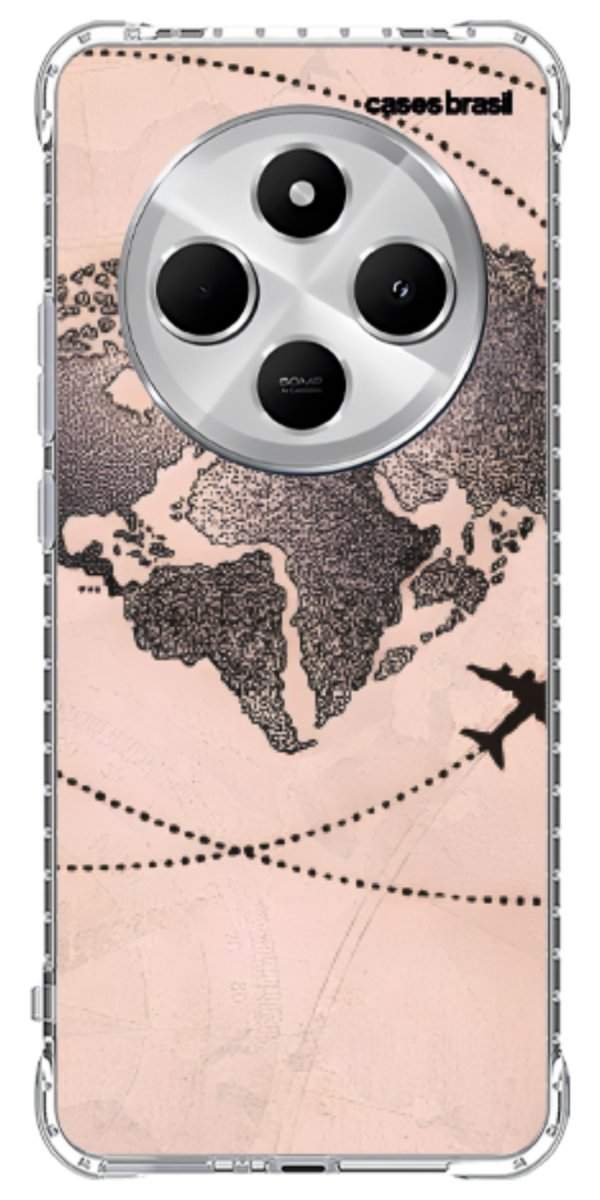 Capinha para Celular Amor por Viajar Rose
