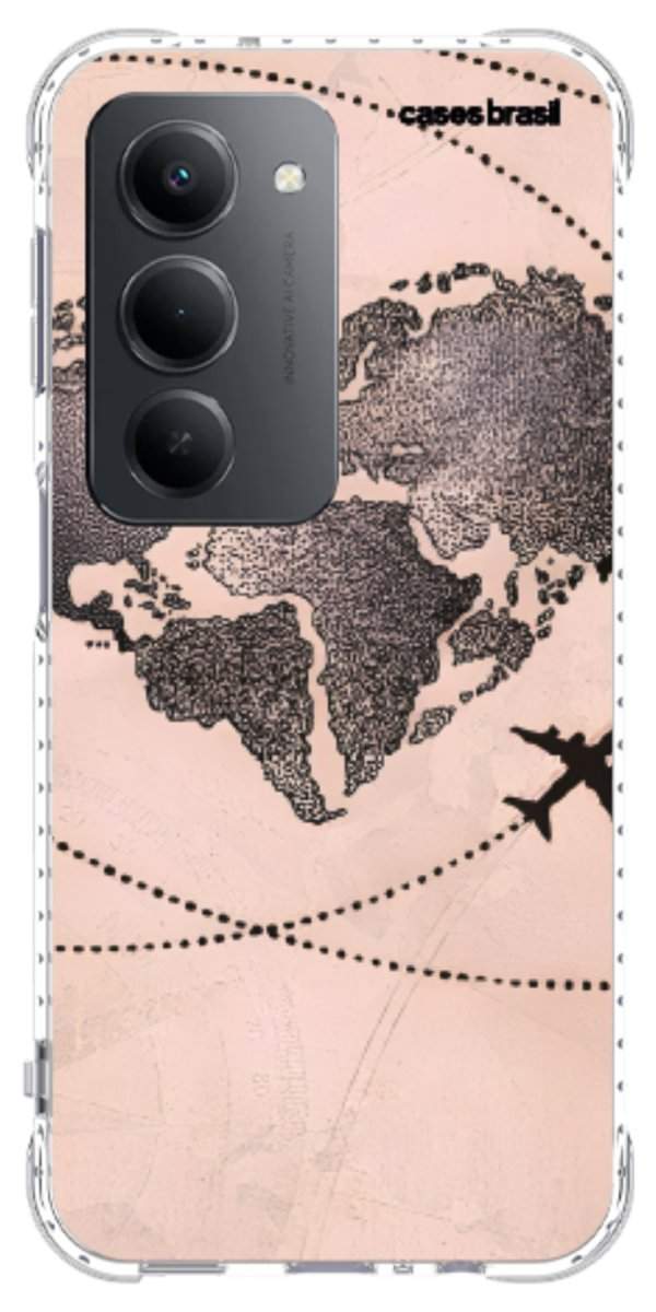 Capinha para Celular Amor por Viajar Rose