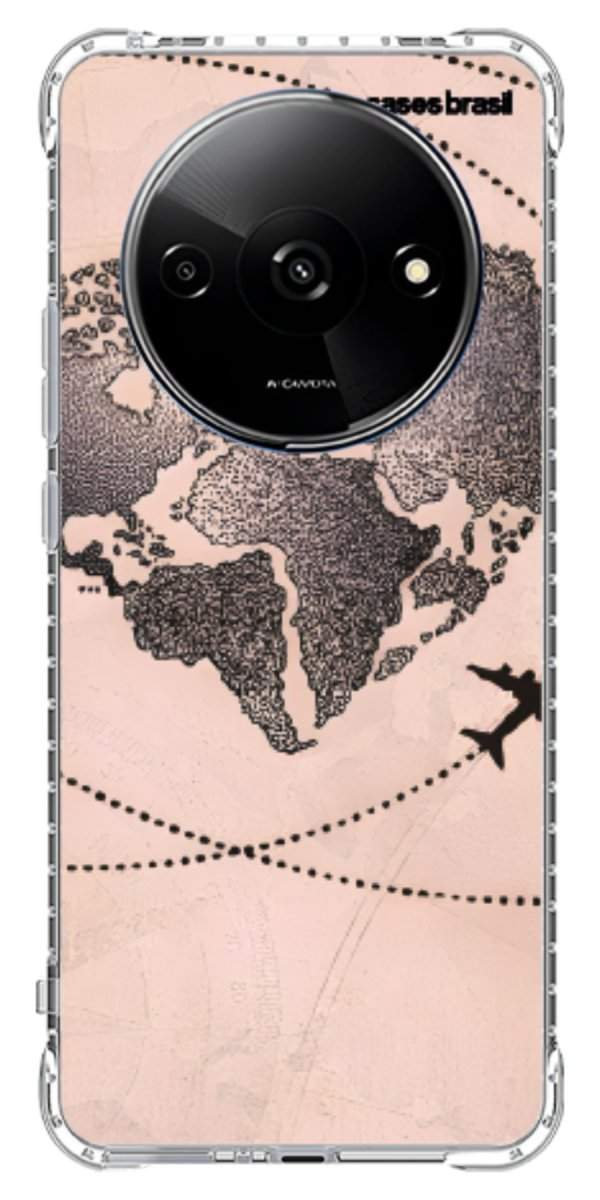 Capinha para Celular Amor por Viajar Rose