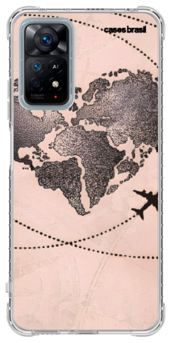 Capinha para Celular Amor por Viajar Rose