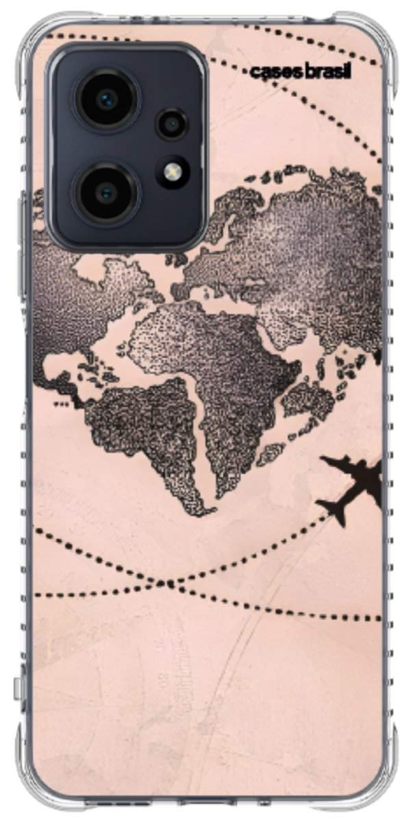 Capinha para Celular Amor por Viajar Rose
