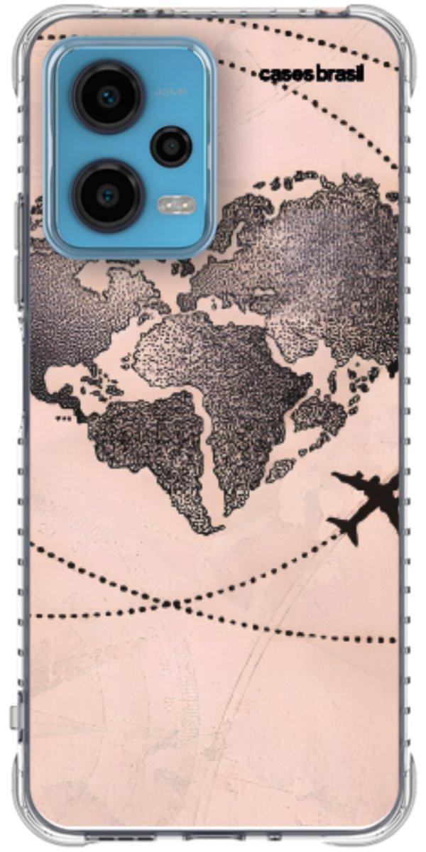 Capinha para Celular Amor por Viajar Rose
