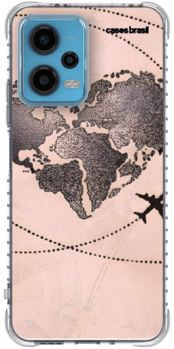 Capinha para Celular Amor por Viajar Rose