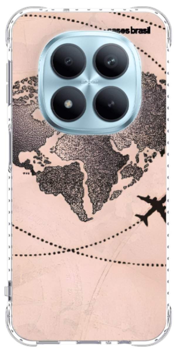 Capinha para Celular Amor por Viajar Rose