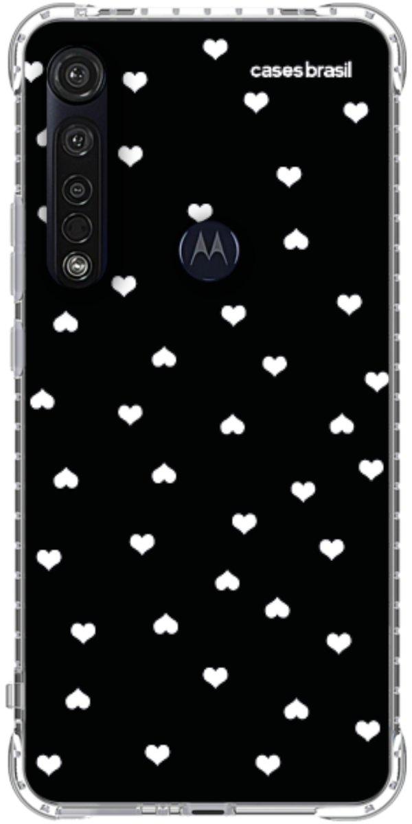 Capinha para Celular Corações Minimalistas Black