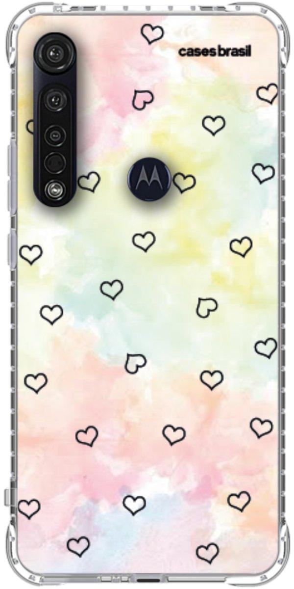 Capinha para Celular Corações Aquarela