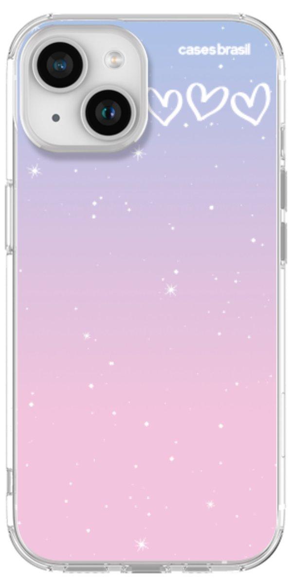 Capinha para Celular Degradê Céu Rosa