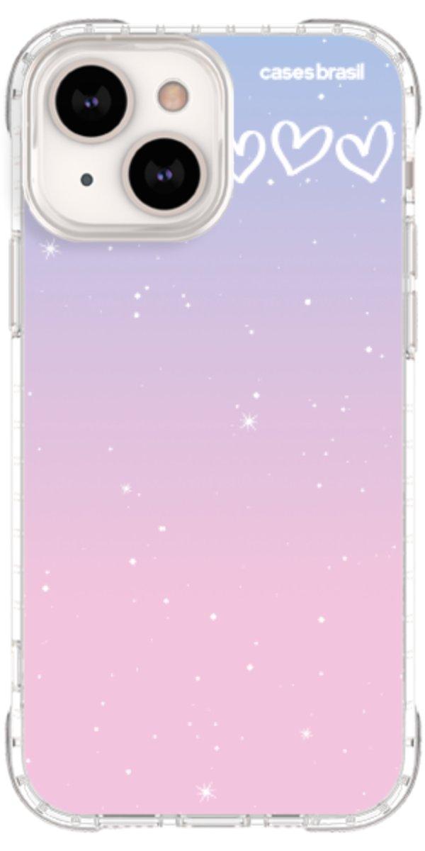 Capinha para Celular Degradê Céu Rosa