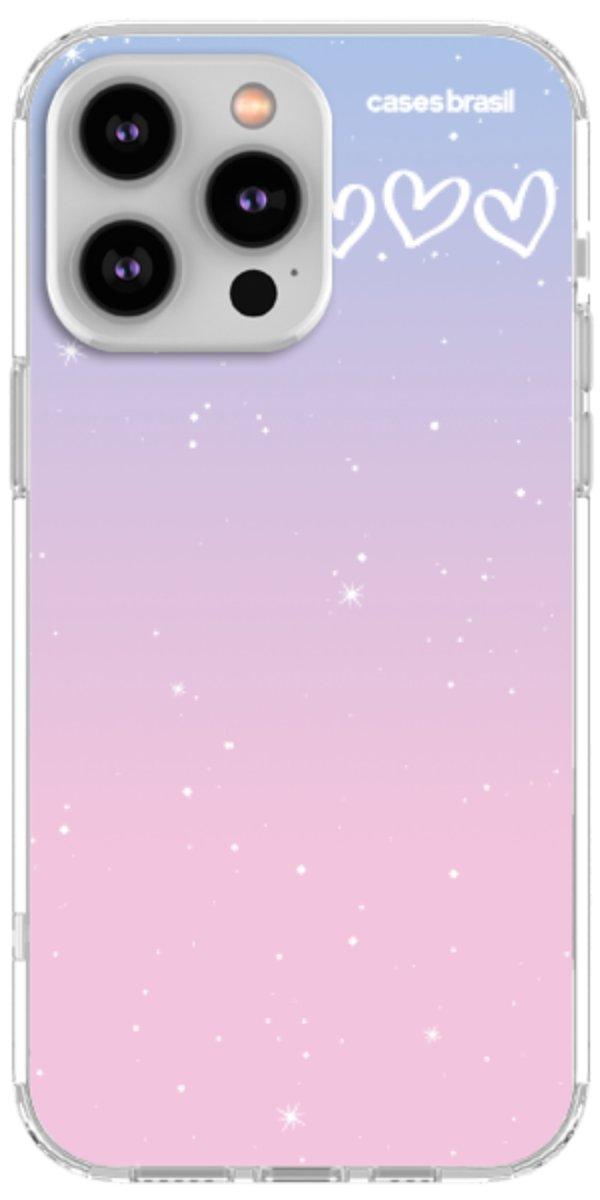 Capinha para Celular Degradê Céu Rosa