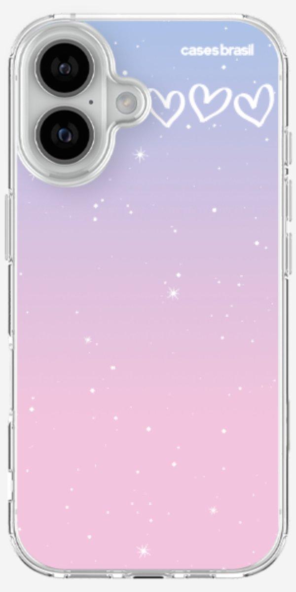 Capinha para Celular Degradê Céu Rosa