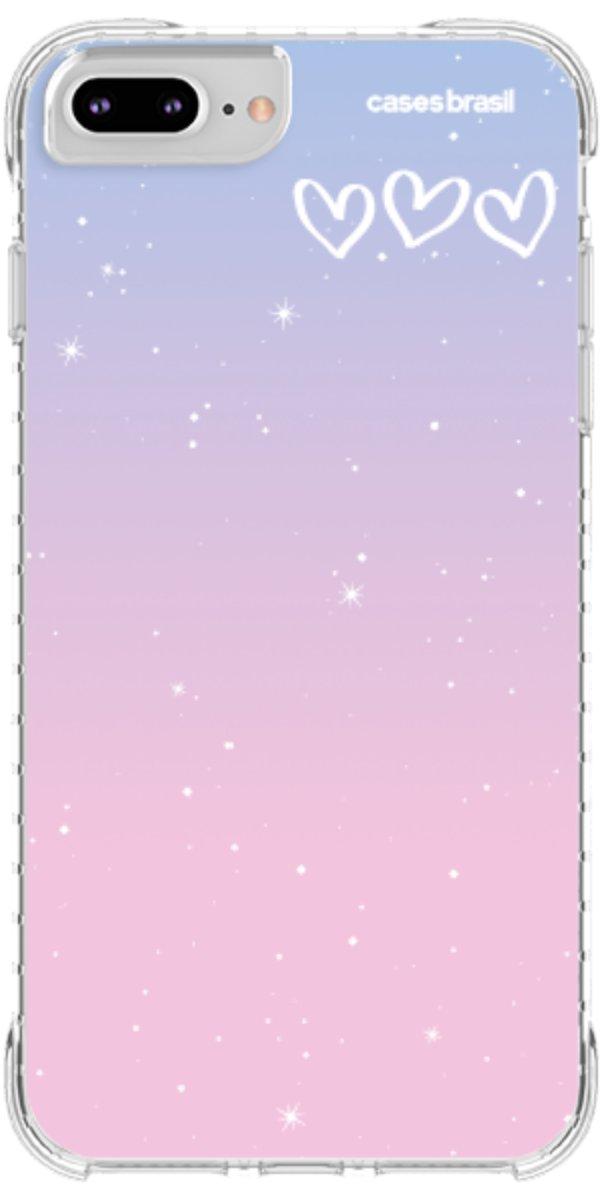 Capinha para Celular Degradê Céu Rosa