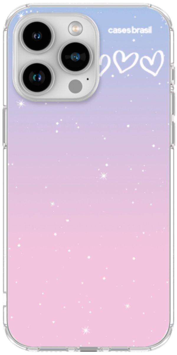 Capinha para Celular Degradê Céu Rosa