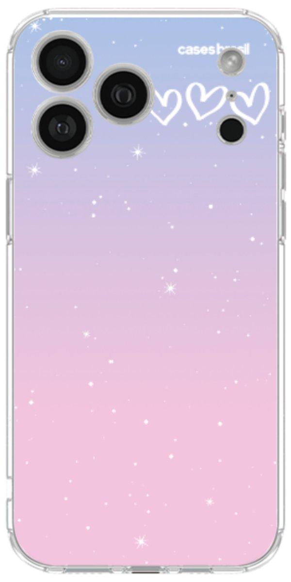 Capinha para Celular Degradê Céu Rosa