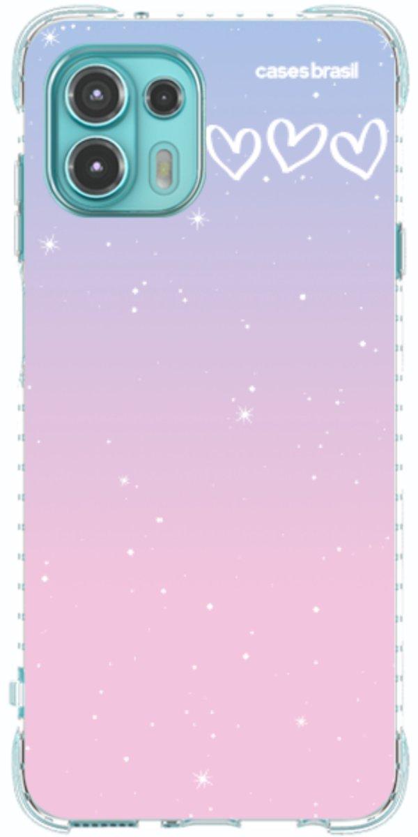 Capinha para Celular Degradê Céu Rosa
