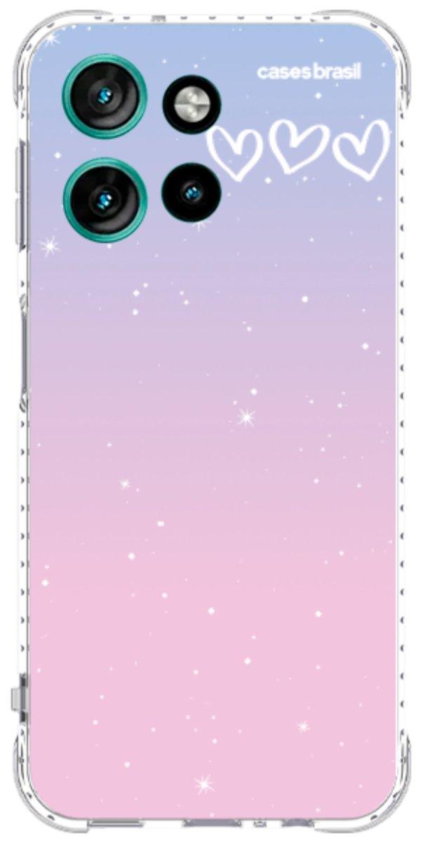Capinha para Celular Degradê Céu Rosa