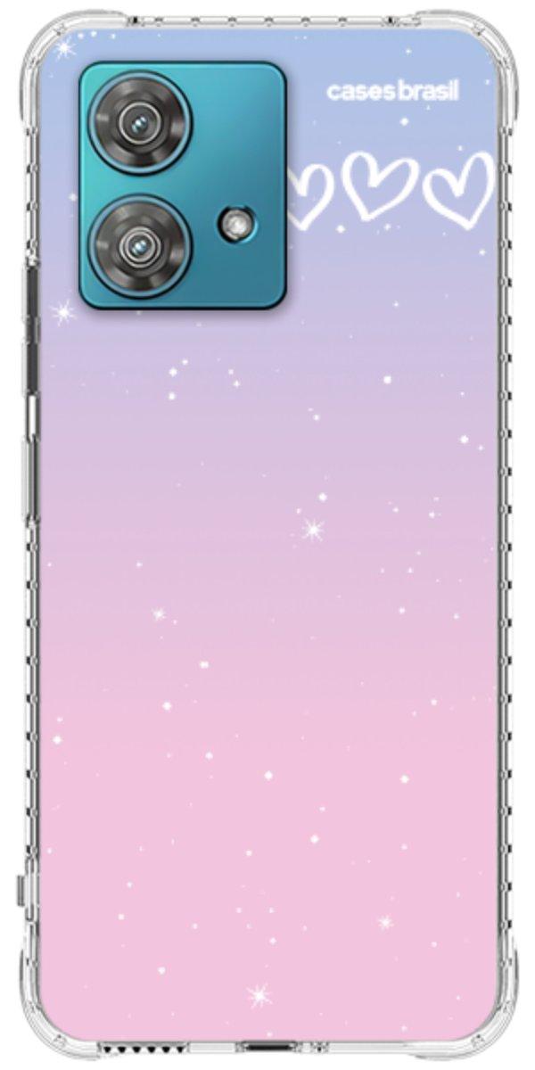 Capinha para Celular Degradê Céu Rosa