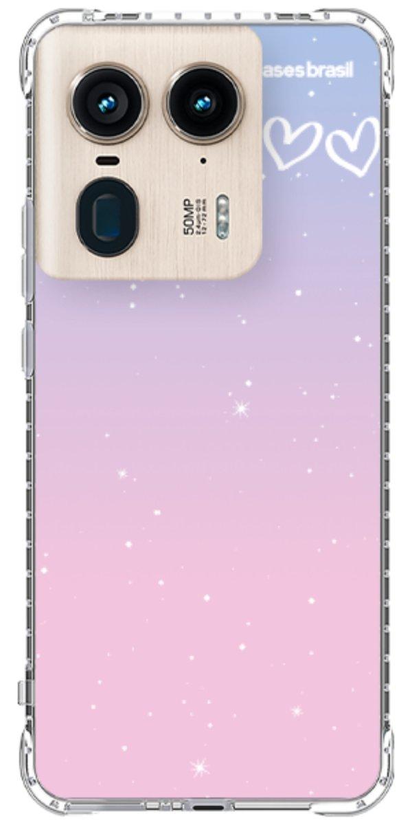 Capinha para Celular Degradê Céu Rosa