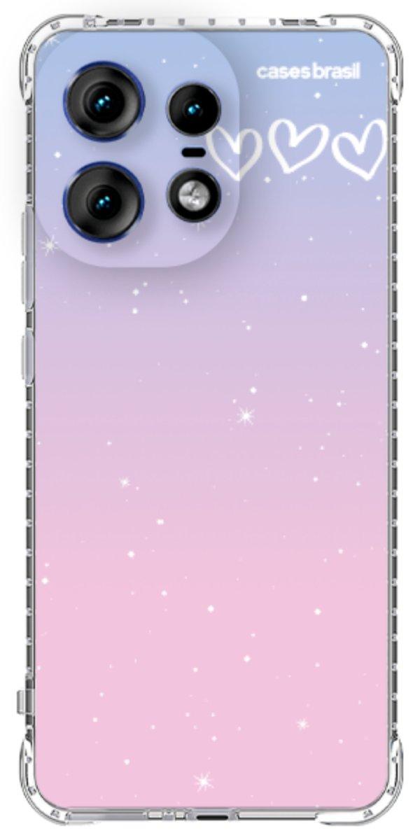 Capinha para Celular Degradê Céu Rosa