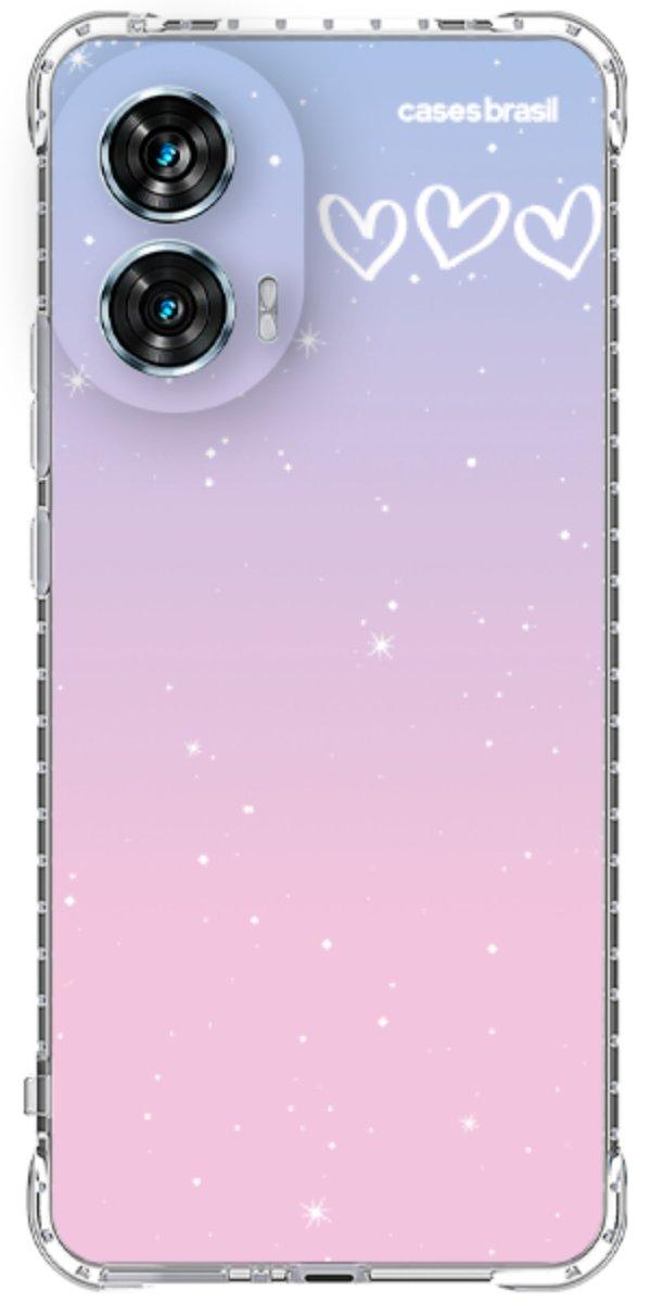 Capinha para Celular Degradê Céu Rosa