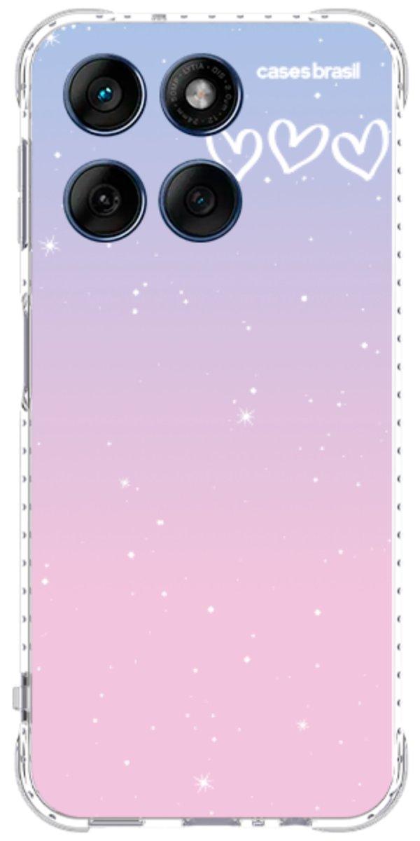 Capinha para Celular Degradê Céu Rosa