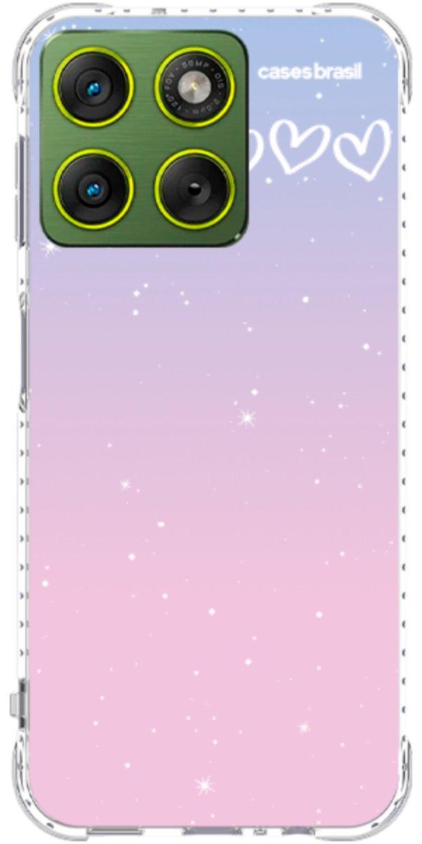 Capinha para Celular Degradê Céu Rosa