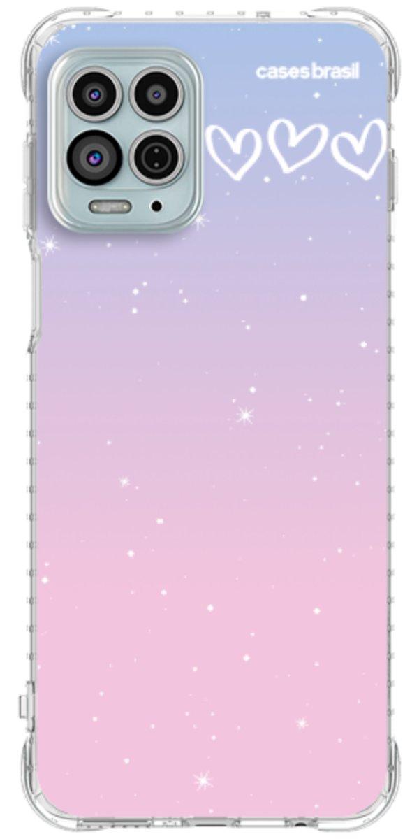Capinha para Celular Degradê Céu Rosa