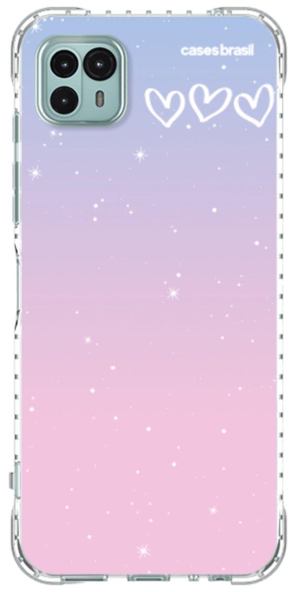 Capinha para Celular Degradê Céu Rosa