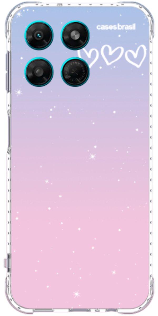 Capinha para Celular Degradê Céu Rosa