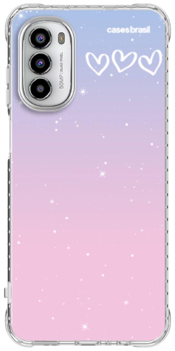 Capinha para Celular Degradê Céu Rosa