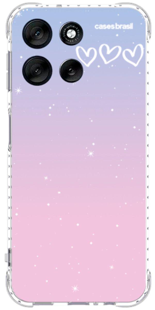 Capinha para Celular Degradê Céu Rosa