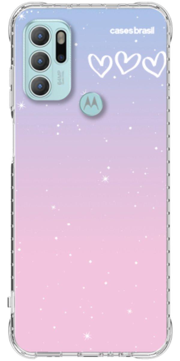 Capinha para Celular Degradê Céu Rosa