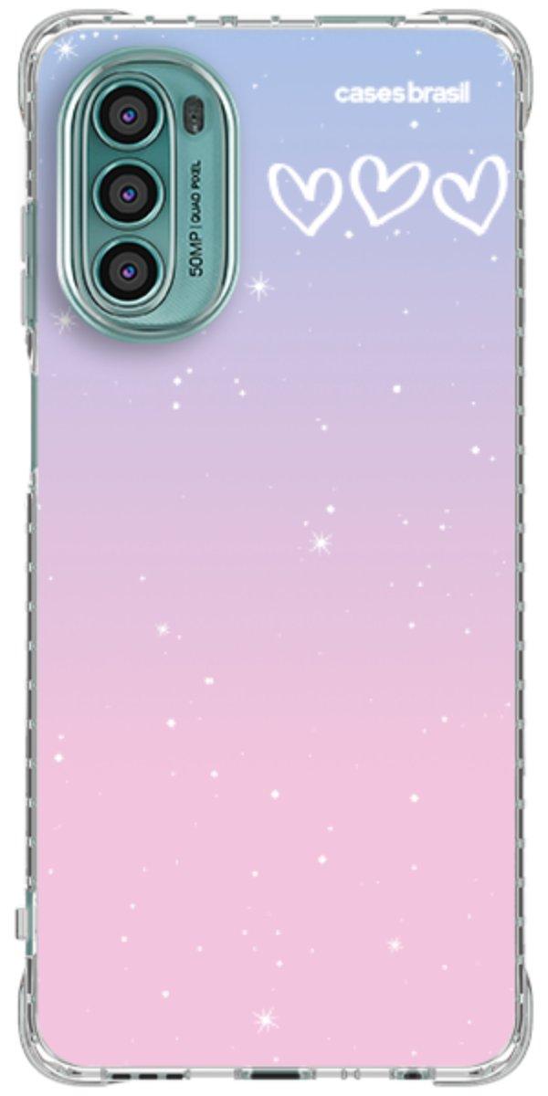 Capinha para Celular Degradê Céu Rosa