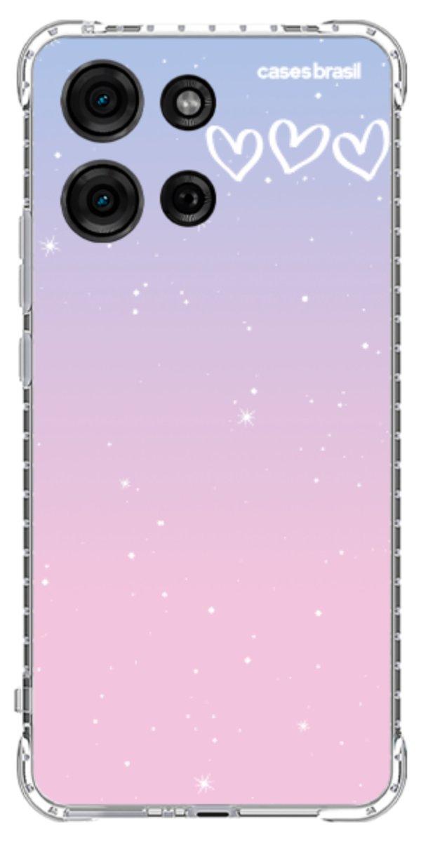 Capinha para Celular Degradê Céu Rosa